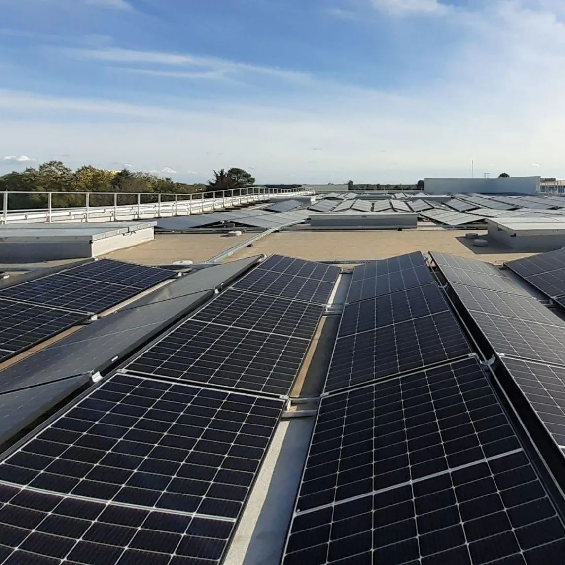 panneaux photovoltaïque sur le toit